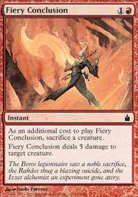 Fiery Conclusion - Ravnica: City of Guilds