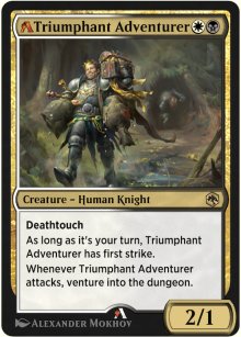 Triumphant Adventurer (rebalanced) - MTG Arena: Rebalanced Cards