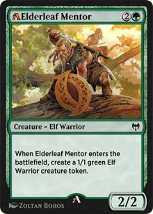 A-Elderleaf Mentor - MTG Arena: Rebalanced Cards