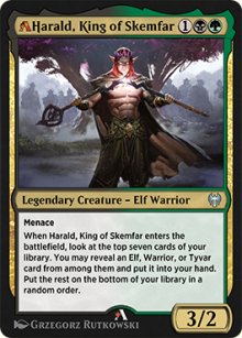 Harald, King of Skemfar (Rebalanced) - MTG Arena: Rebalanced Cards