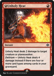 A-Unholy Heat - MTG Arena: Rebalanced Cards