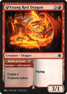 A-Young Red Dragon - MTG Arena: Rebalanced Cards