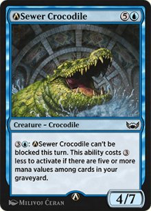A-Sewer Crocodile - MTG Arena: Rebalanced Cards