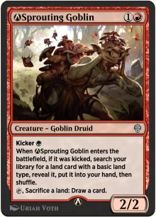 A-Sprouting Goblin - MTG Arena: Rebalanced Cards