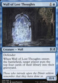 Wall of Lost Thoughts - Ravnica Allegiance