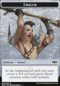 Emblem Domri, Chaos Bringer - Ravnica Allegiance