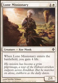 Lone Missionary - Rise of the Eldrazi