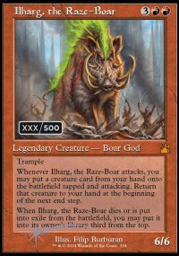 Ilharg, the Raze-Boar 3 - Ravnica Remastered