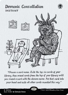 Demonic Consultation 1 - Secret Lair Countdown Kit