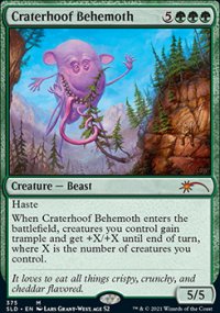 Craterhoof Behemoth - Secret Lair