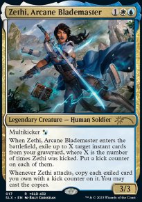 Zethi, Arcane Blademaster - Universes Beyond Magic reprints