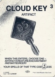 Cloud Key 1 - Secret Lair x MSCHF: The Zeta Set