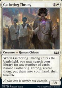 Gathering Throng - Streets of New Capenna