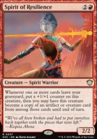 Spirit of Resilience - Secrets of Strixhaven Commander Decks