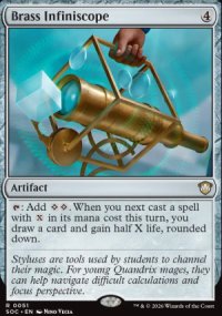 Brass Infiniscope - Secrets of Strixhaven Commander Decks