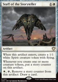 Staff of the Storyteller - Secrets of Strixhaven Commander Decks
