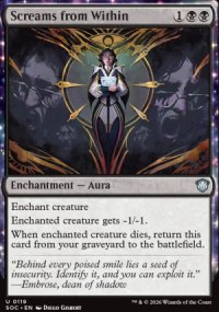Screams from Within - Secrets of Strixhaven Commander Decks