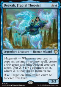 Deekah, Fractal Theorist - Secrets of Strixhaven Commander Decks