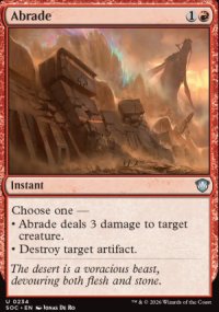 Abrade - Secrets of Strixhaven Commander Decks