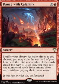 Dance with Calamity - Secrets of Strixhaven Commander Decks