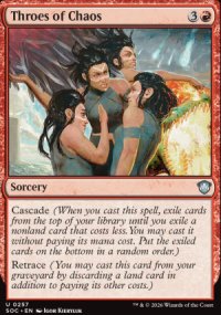 Throes of Chaos - Secrets of Strixhaven Commander Decks