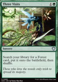 Three Visits - Secrets of Strixhaven Commander Decks