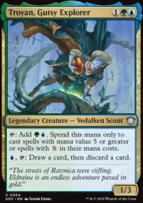 Troyan, Gutsy Explorer - Secrets of Strixhaven Commander Decks