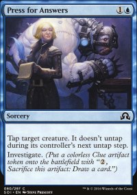 Press for Answers - Shadows over Innistrad