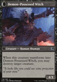 Demon-Possessed Witch - Shadows over Innistrad