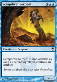 Scrapdiver Serpent - Scars of Mirrodin