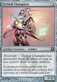 Etched Champion - Scars of Mirrodin
