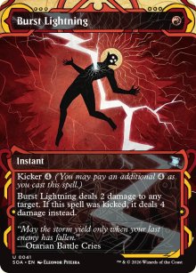 Burst Lightning 1 - Secrets of Strixhaven Mystical Archive