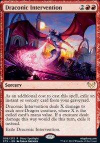 Draconic Intervention 1 - Strixhaven School of Mages