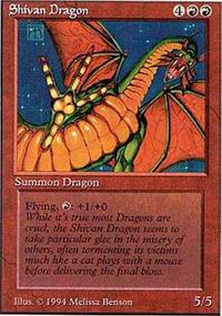 Shivan Dragon - Summer Magic
