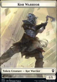Kor Warrior - Commander Legends: Battle for Baldur's Gate