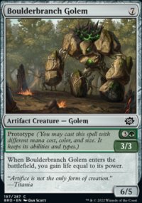 Boulderbranch Golem - The Brothers’ War