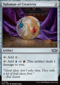 Talisman of Creativity - Tarkir: Dragonstorm Commander Decks