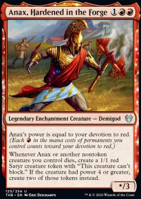 Anax, Hardened in the Forge 1 - Theros Beyond Death