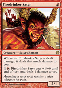 Firedrinker Satyr - Theros
