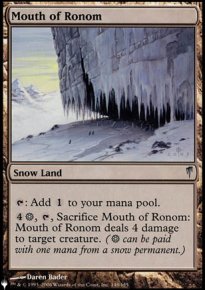 Mouth of Ronom - The List