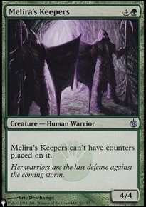 Melira's Keepers - The List