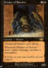 Drinker of Sorrow - The List