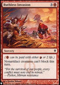 Ruthless Invasion - The List
