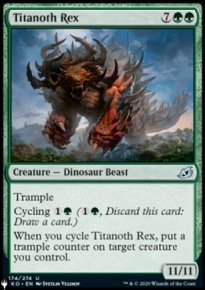 Titanoth Rex - The List