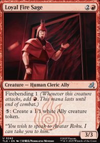 Loyal Fire Sage - Avatar: The Last Airbender Eternal-Legal