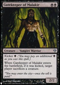 Gatekeeper of Malakir - The List