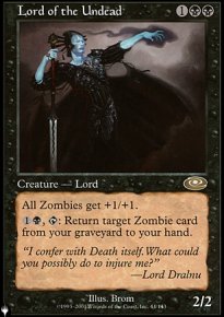 Lord of the Undead - The List