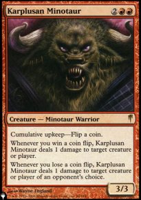 Karplusan Minotaur - The List