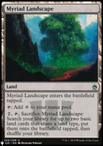Myriad Landscape - The List