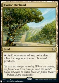 Exotic Orchard - The List